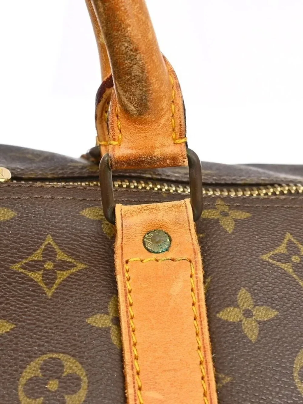 LOUIS VUITTON MONOGRAM KEEPALL BANDOULIERE 60 BAG - Picture 9 of 16